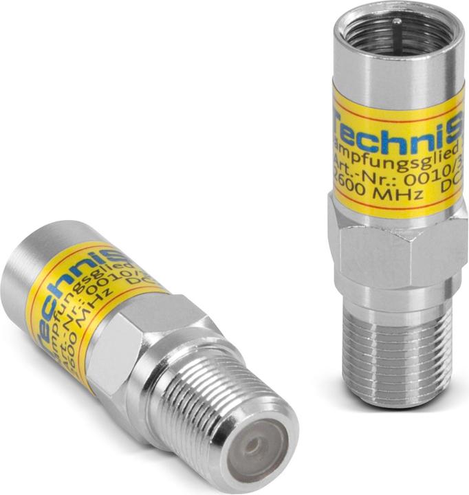 Produktbild TechniSat Koaxial-Dämpfungsglied (10 dB, Antennenkabel)