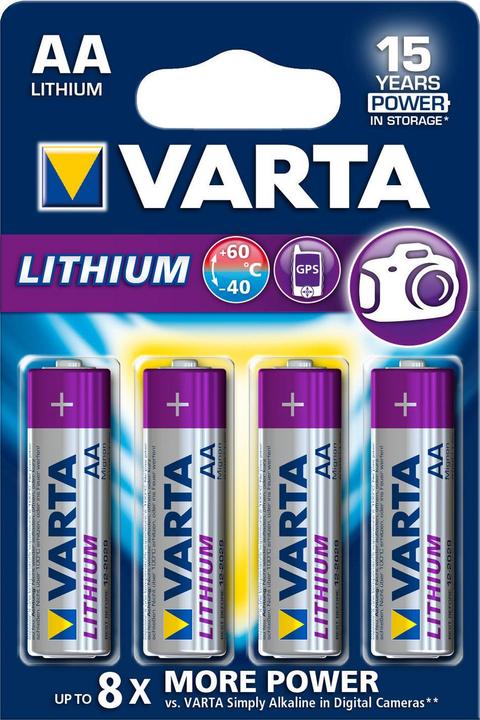 Produktbild Varta ULTRA Lithium (4 Stk., AA, 3000 mAh)