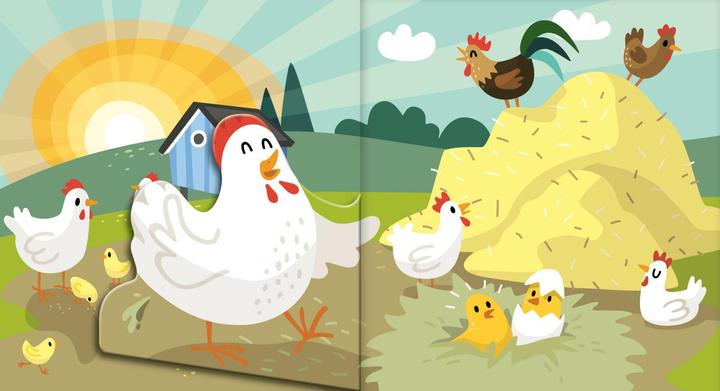 Actual product image Baby Pixi (unbreakable) 141: Flippediflapp: Animals on the farm (German)