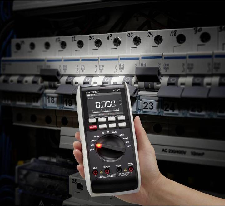 Produktbild Voltcraft VC831 Digital Multimeter (CAT III 1000V, CAT IV 600V)
