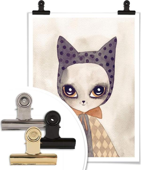 Actual product image Trenddeko carnival cat (40 x 50 cm)