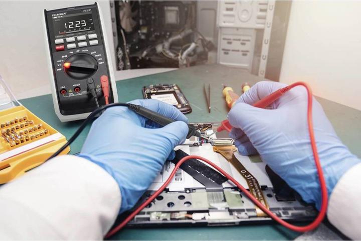 Actual product image Voltcraft VC851 Hand-held multimeter digital CAT III 1000 V, CAT IV 600 V (CAT III 1000V, CAT IV 600V)
