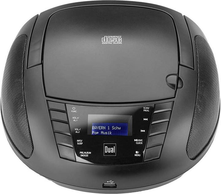 Produktbild Dual Portable DAB+ CD-Boombox mit Bluetooth (DAB+, UKW, Bluetooth)