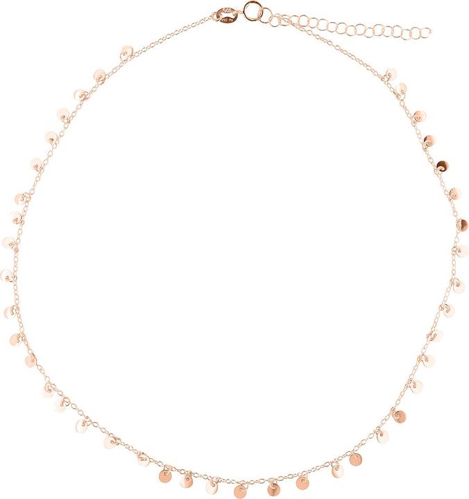 Image du produit Leyda Collier Plaquettes (plaqué or 750 / 18 K, Argent 925, 34 - 40 cm)