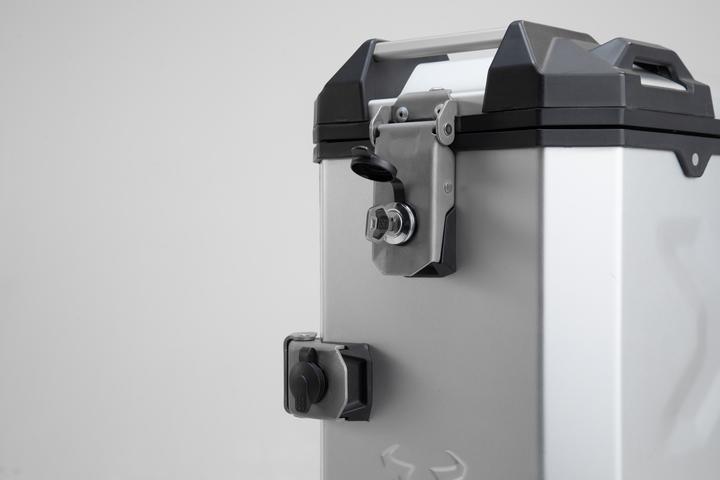 Actual product image Sw Motech TRAX Evo lock set 6-piece with 2 keys, keyed alike