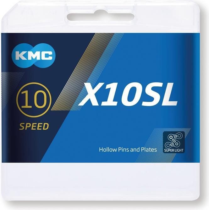 Actual product image KMC X10SL Ti-N Gold (10-speed)