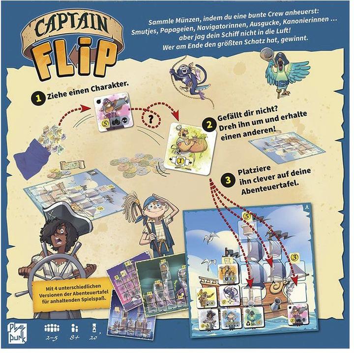 Image du produit Asmodée Capitaine Flip (Allemand)