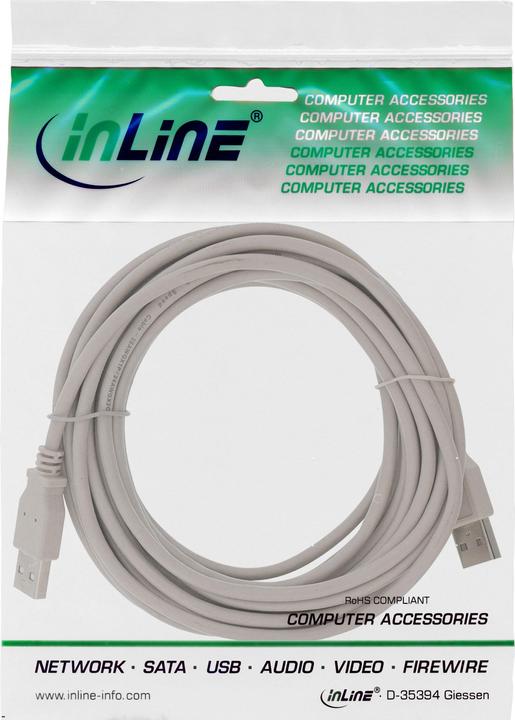 Produktbild InLine USB 2.0 Kabel (0.50 m, USB 2.0)