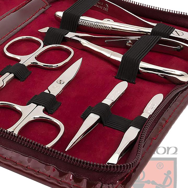 Image du produit Kellermann Set de manucure Cinisello 16 pcs, bordeaux/laque