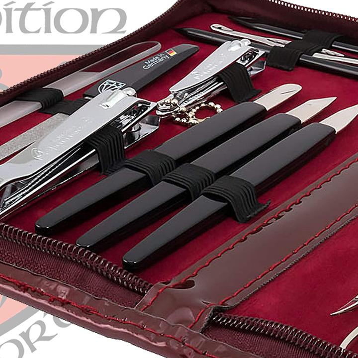 Image du produit Kellermann Set de manucure Cinisello 16 pcs, bordeaux/laque