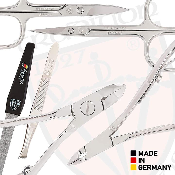 Image du produit Kellermann Set de manucure Cinisello 16 pcs, bordeaux/laque