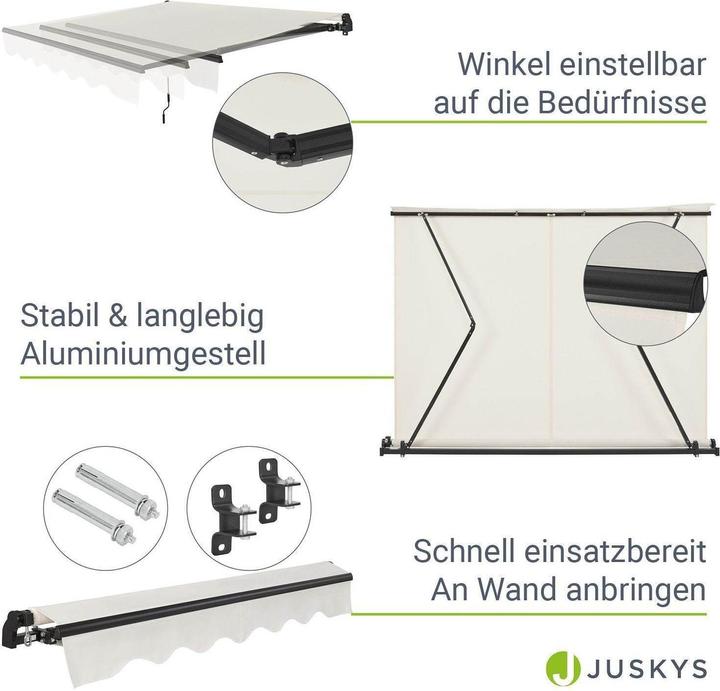 Actual product image Juskys Gelenkarmmarkise (4 m)