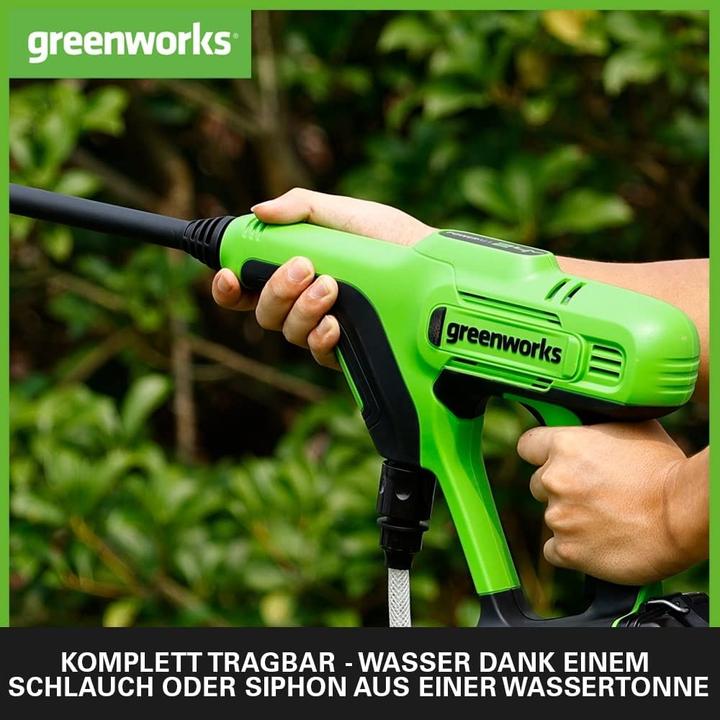 Produktbild Greenworks Akku-Druckreiniger G24PW, ohne Akku (Akkubetrieb)
