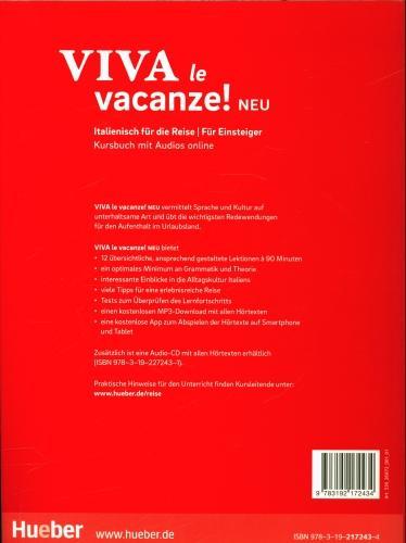 Immagine prodotto Viva le vacanze! Novità : italiano per viaggiare: per principianti (Italiano, Daniel Krasa, Aldo Riboni, 2024)