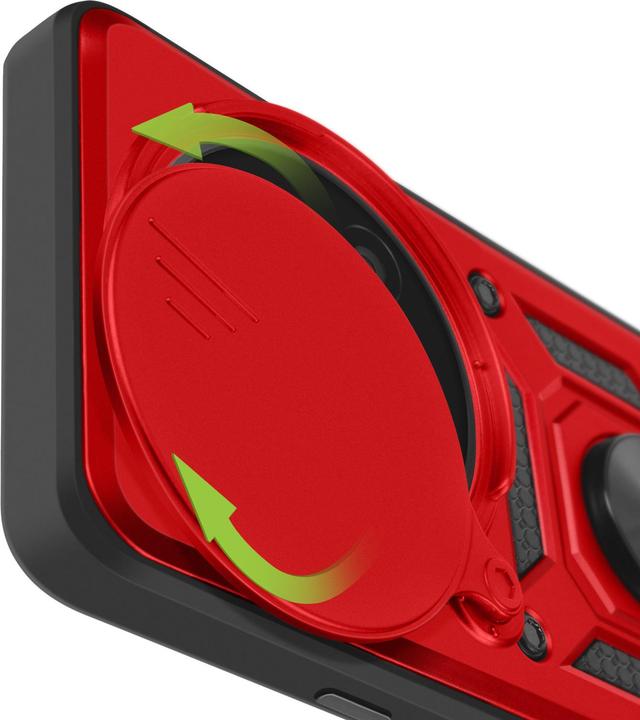 Actual product image Mayaxess Hülle Xiaomi 15 Ultra Ring Ständer Kameraschutz (Xiaomi 15 Ultra)