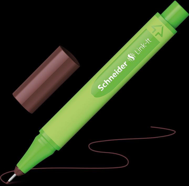 Produktbild Schneider Fineliner Link-It - Dunkelbraun (Braun, 1 x)