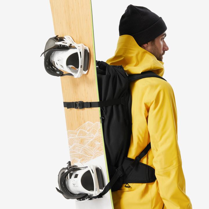 Produktbild Wedze Roll Top Strong Freeride 30 L Ski/Snowboard Backpack - Black (30 l)