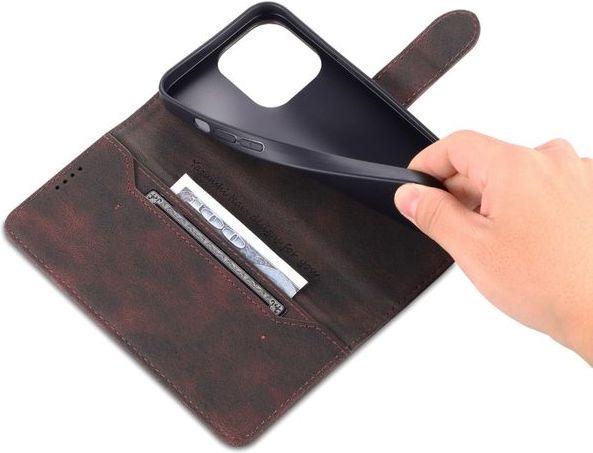 Produktbild MU Classic Retro Leder Bookcover Hülle (Apple iPhone 14 Pro Max)