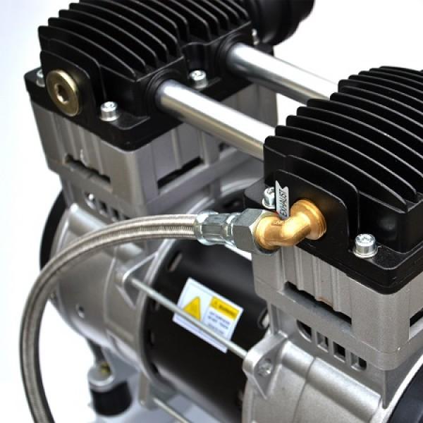 Actual product image Implotex - Flüsterkompressor 1500W, 60dB, leise, ölfrei - Kompressor inkl. Ausblaspistole und Druckl (8 bar, 45 l)