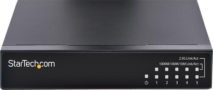 Actual product image StarTech Unmanaged 2.5G Switch 5 Port Gigabit Switch 2.5GBASE-T Unmanaged Switch Backward Compat (5 Ports)