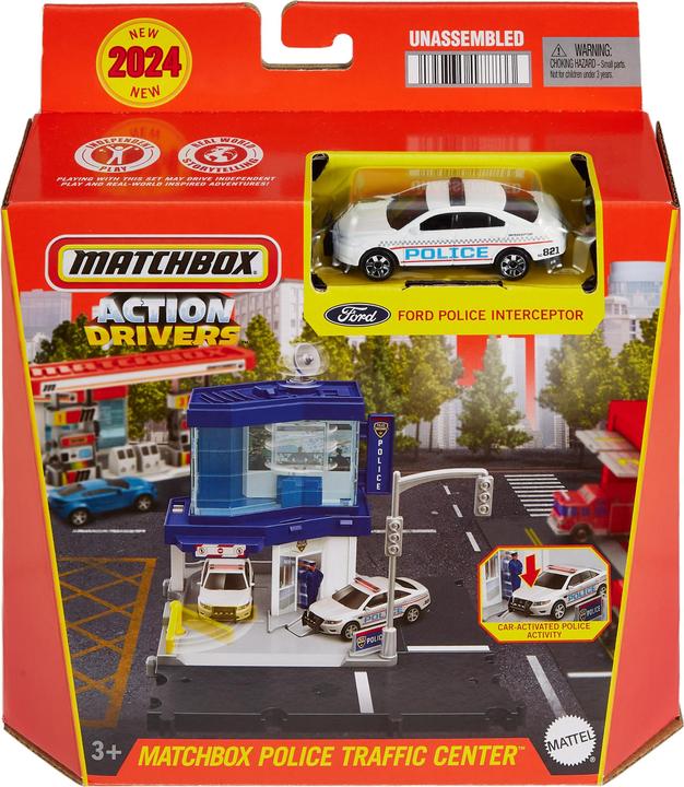 Image du produit Matchbox Action Drivers Police Patrol Station