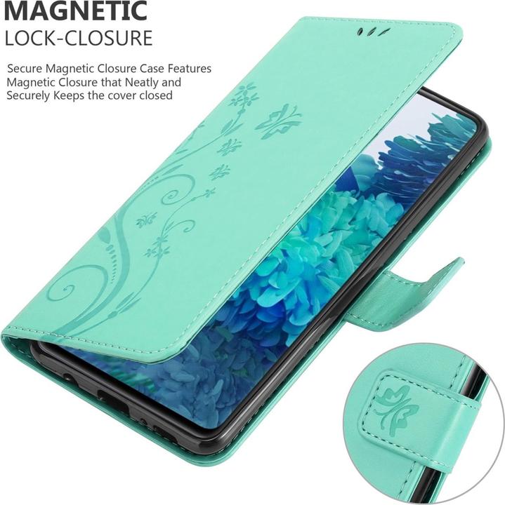Image du produit Cadorabo Flower Book Housse pour Samsung Galaxy S20 FE (Samsung Galaxy S20 FE)