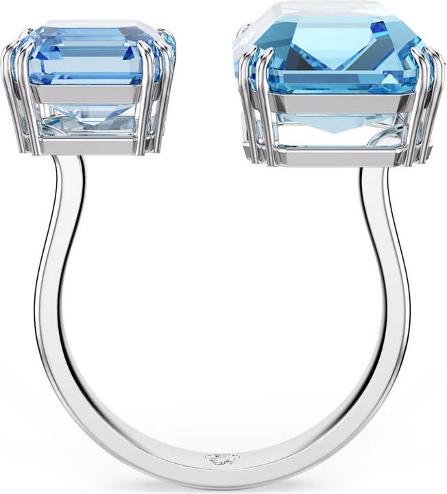 Image du produit Swarovski Millenia Bague ouverte taille octogonale bleue (58)