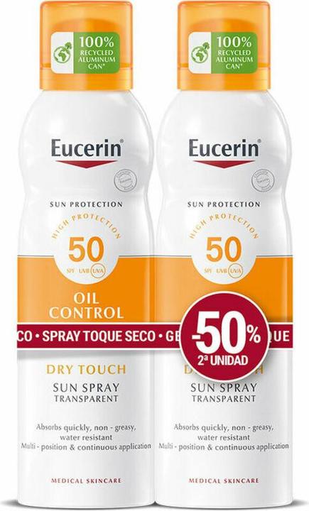 Eucerin SENSITIVE PROTECT sun spray SP50+ promo 2 x 200 ml (Sonnenspray, SPF 50, 200 ml)