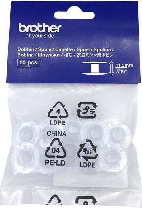 Image du produit Brother Bobines en plastique, 10 pièces, 11,5mm