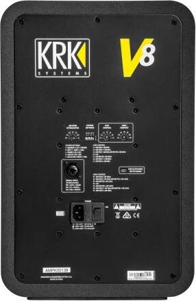 Produktbild KRK Studiomonitor V8 Series 4 Schwarz, Monitor Typ: Nearfield (Aktiv, 1 Stk., 1x 230 W)