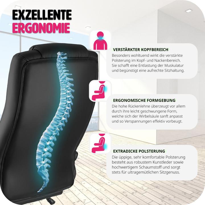 Image du produit tectake Chaise de bureau
