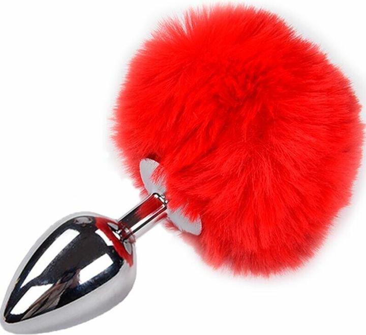 Alive Plug Anale Di Piacere, Metallo Liscio, Soffice, Rosso, Taglia M