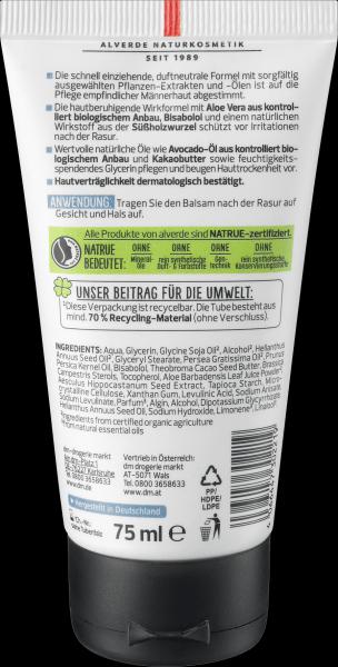 Produktbild dm alverde MEN After Shave Balsam Sensitiv (Balsam, 75 ml)