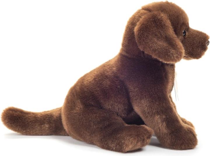 Image du produit Teddy Hermann Labrador assis brun foncé (16 cm)