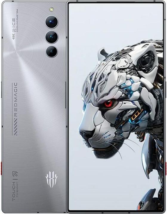 Produktbild ZTE Nubia Red Magic 8S Pro 5 (256 GB, Platinum, 6.80", Dual SIM, 50 Mpx, 5G)
