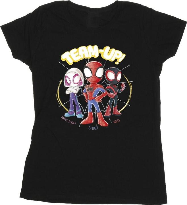 Image du produit - T-shirt SPIDEY AND HIS AMAZING FRIENDS SKETCH - Femme (S)