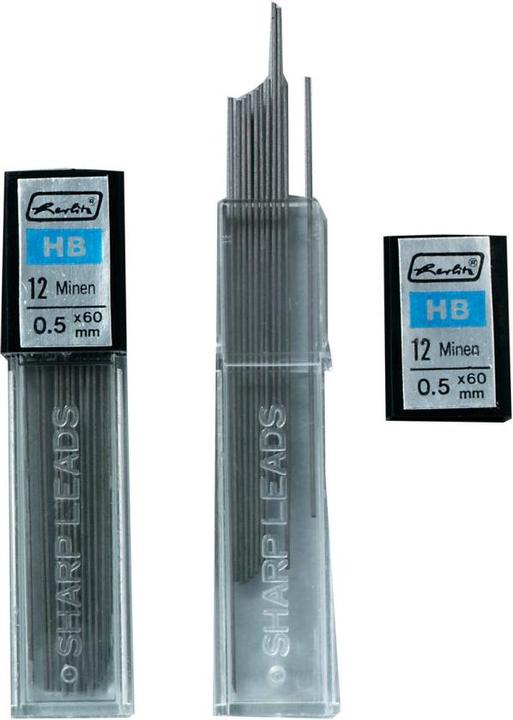 Actual product image Herlitz Mechanical pencil leads (Refill, Black, 0.00 mm)