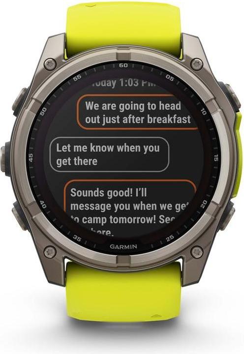 Immagine prodotto Garmin Fenix 8 Solar Sapphire Titanium (51 mm)