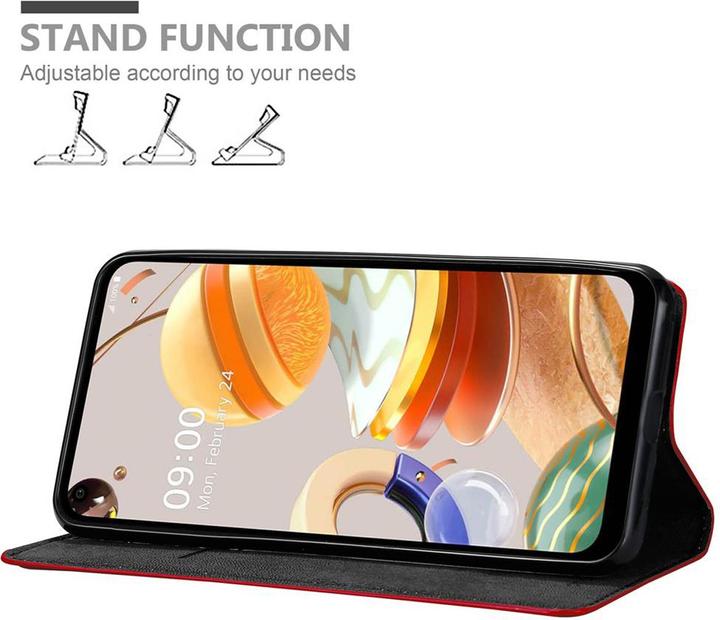 Productafbeelding Cadorabo Boek Onzichtbare Magneethoes (LG K61)