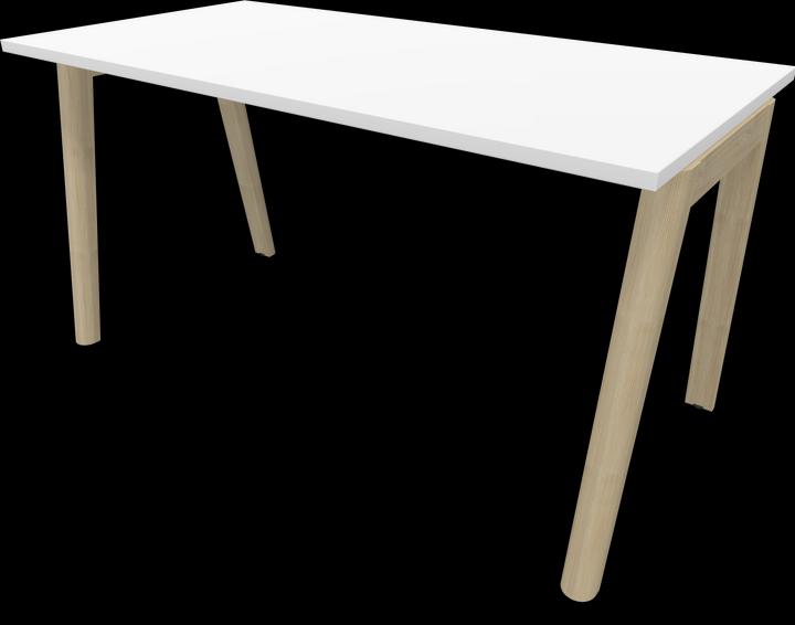 White, Ash natural light grey stained