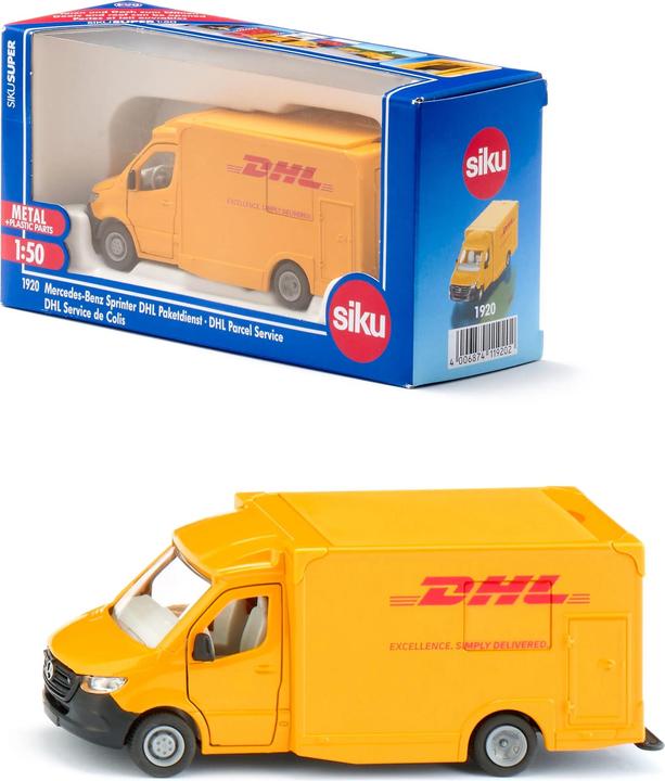 Actual product image Siku SUPER Mercedes-Benz Sprinter DHL 10192000002