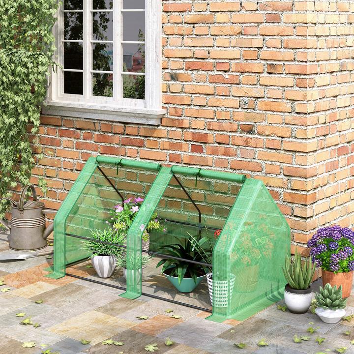 Image du produit Outsunny Serre avec système d'assemblage Structure