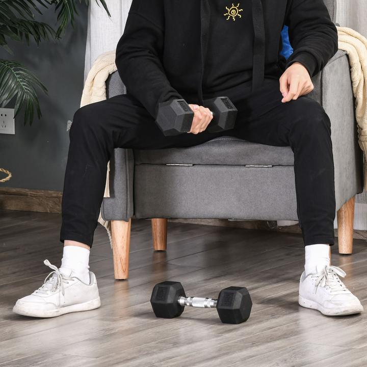 Actual product image Homcom Hexagon dumbbell set of 2 (2 x 4 kg)
