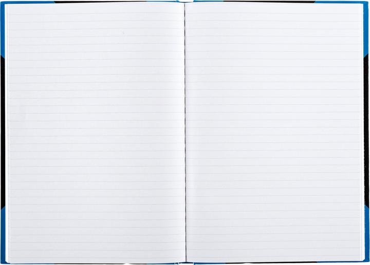 Actual product image Idena Notebook A4 lined black blue FSC-Mix (A4, Lined, Hardcover)