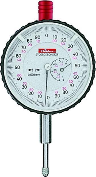 Actual product image Käfer Dial gauge FM1000 S 1 mm readout 0.001 mm with impact protection