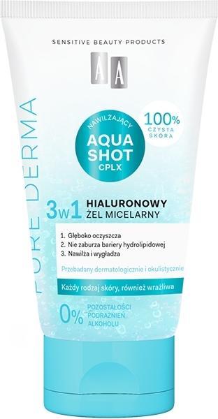 Produktbild Oceanic Aa Pure Derma Hyaluronic Micellar Gel 3In1 150Ml (Gel, 150 ml)