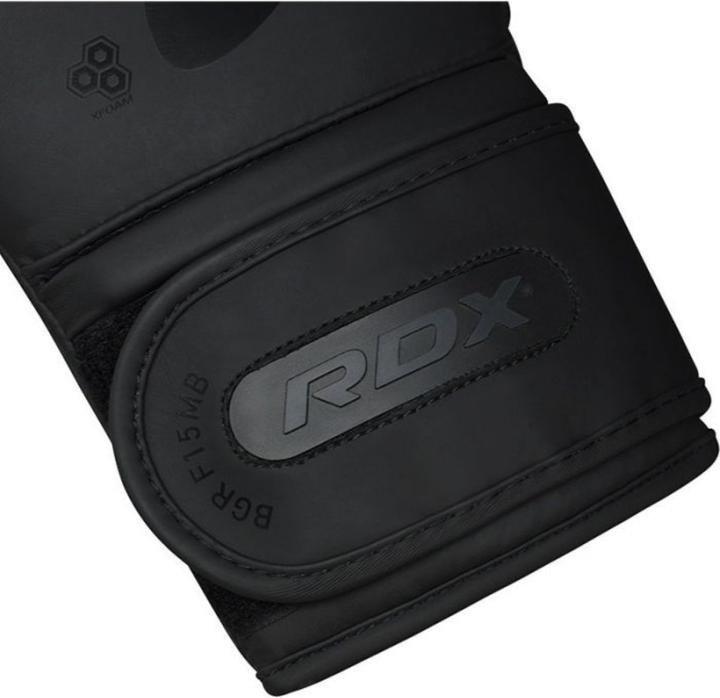 Actual product image Rdx Boxing Glove F15 Matte Black-12Oz (12 OZ, 12)