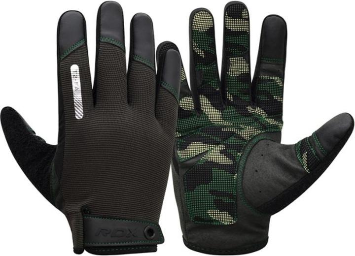 Rdx Gym Training Gloves T2 Full Army Green-Xl (XL)