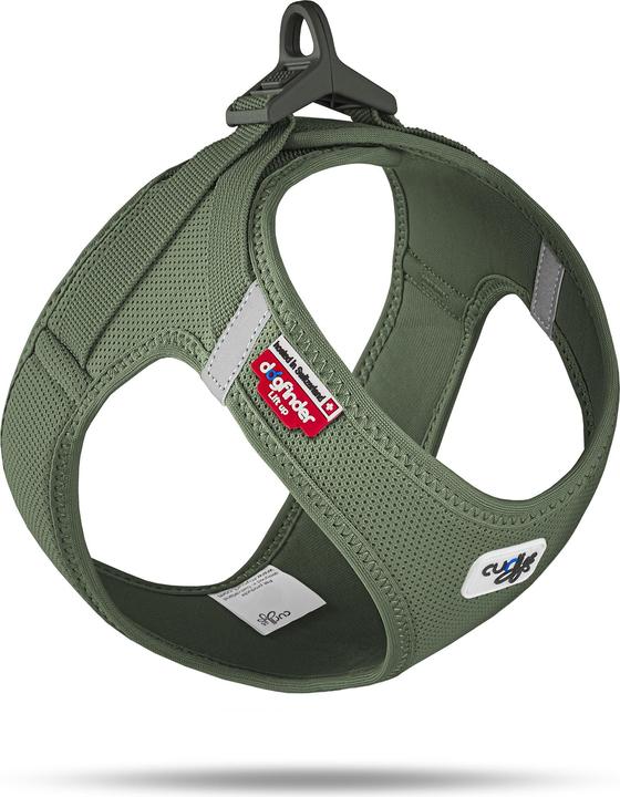 Actual product image Curli Harness Vest Air-Mesh M, Moss (M, Dog, General)