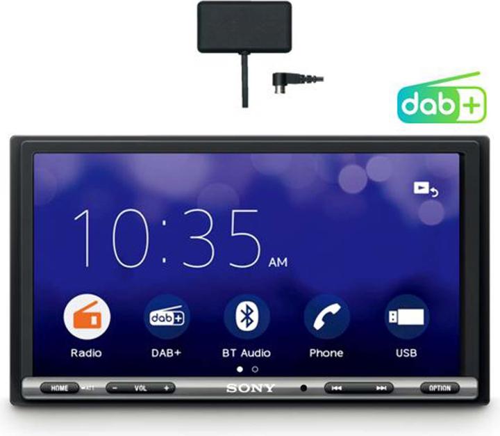 Sony XAV3550ANT Moniceiver Anschluss für Rückfahrkamera, Bluetooth-Freisprecheinrichtung, DAB+ Tuner (MirrorLink)